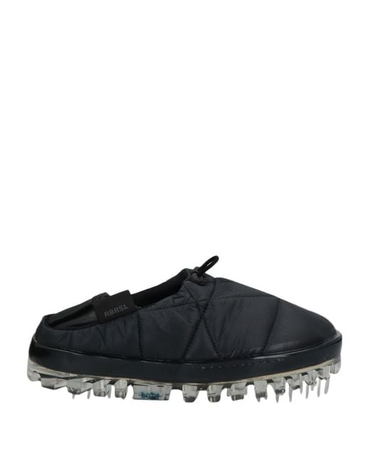 RBRSL RUBBER SOUL Black Loafers Textile Fibers