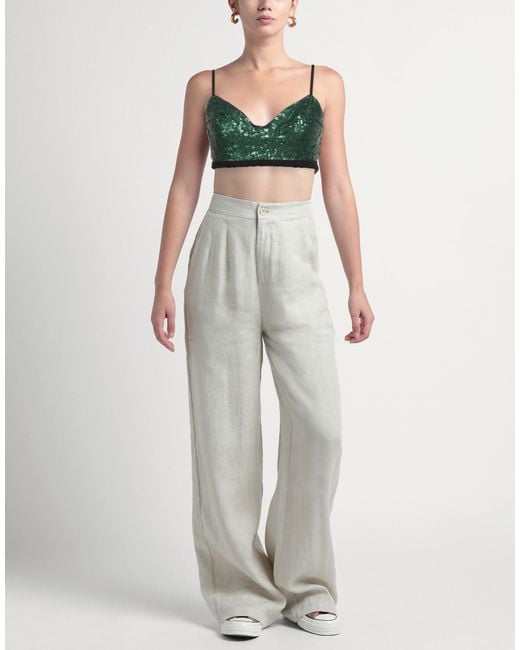 ERMANNO FIRENZE Green Top Polyester