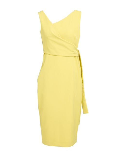 Vestido Midi Sandro Ferrone de color Yellow