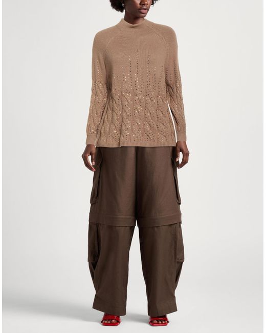 Marina Rinaldi Brown Turtlenecks