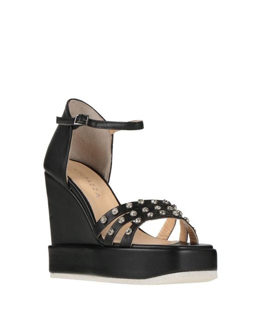 Apepazza Black Sandals Leather