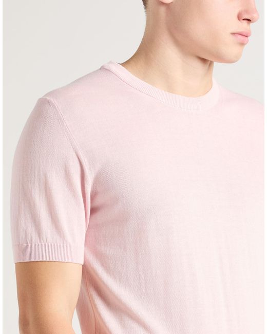 40weft Pink Sweater Cotton for men
