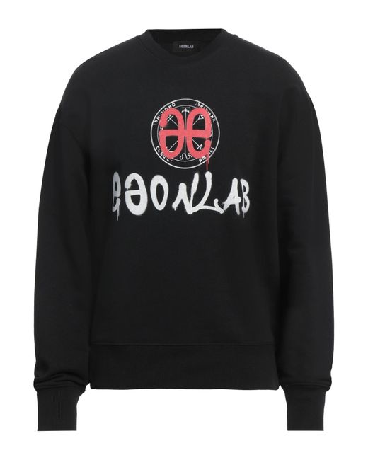 Felpa di Egonlab in Black da Uomo