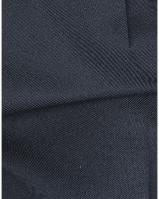 TRUE NYC Blue Midnight Pants Virgin Wool, Polyester, Viscose, Elastane