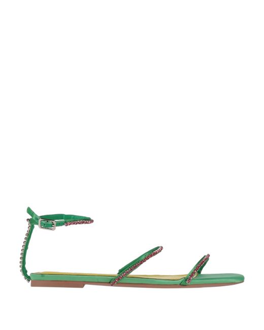 THE GOAL DIGGER Green Sandals