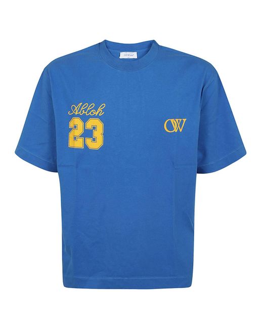 Off-White c/o Virgil Abloh T-shirts in Blue für Herren