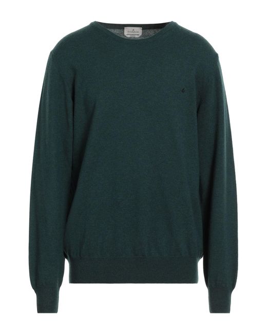Brooksfield Green Sweater for men