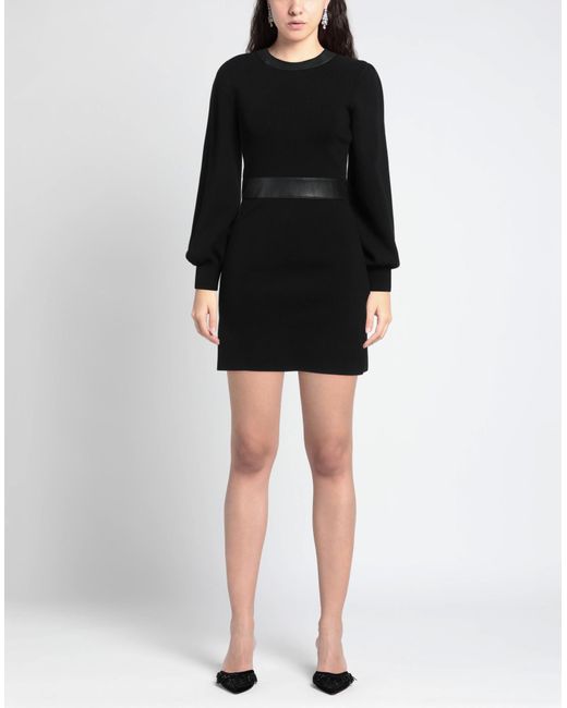 The Kooples Black Mini-Kleid