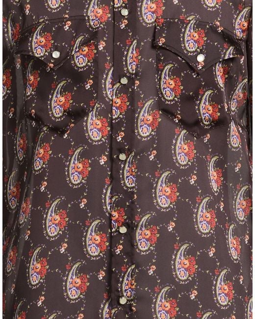 DSquared² Red Dark Shirt Polyester for men