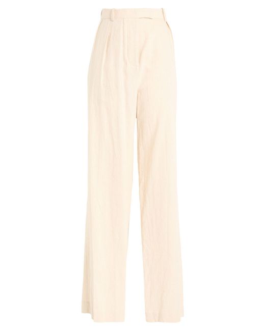 16Arlington White Pants Rayon, Linen