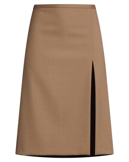 Philosophy Di Lorenzo Serafini Brown Midi Skirt