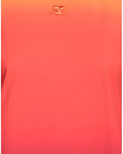 Courreges Red T-shirts