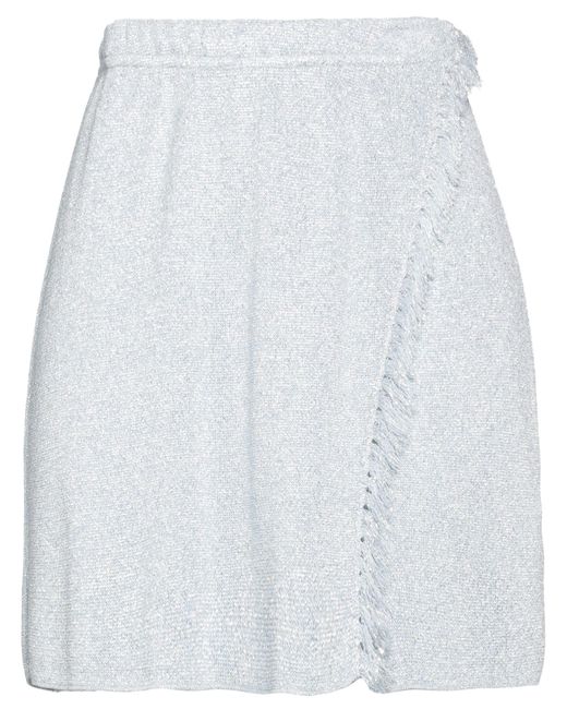 IRREPLACEABLE ELISA GIORDANO White Mini Skirt