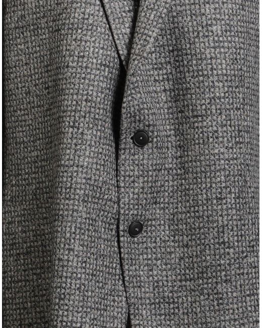 DIGEL Gray Blazer Acrylic, Virgin Wool, Polyester for men