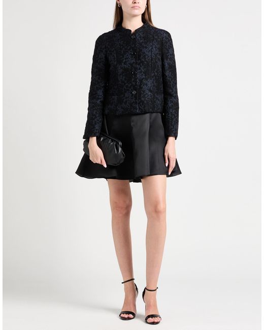 Aspesi Blue Midnight Jacket Wool, Polyamide, Silk