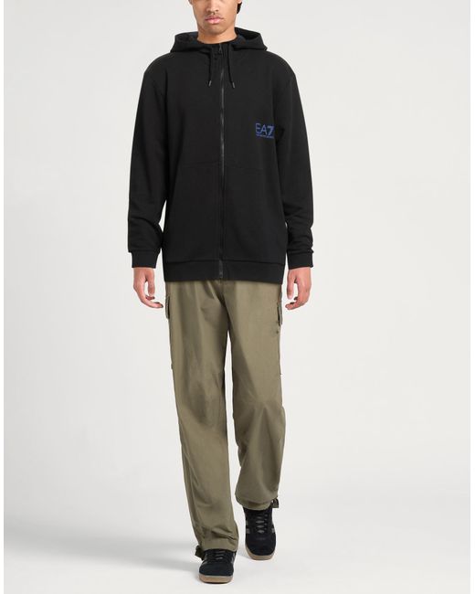 EA7 Black Sweatshirt for men