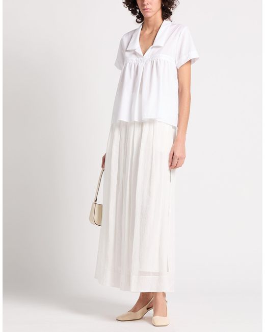 ALESSIA SANTI White Top Cotton