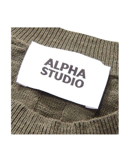 T-shirt Alpha Studio pour homme en coloris Green