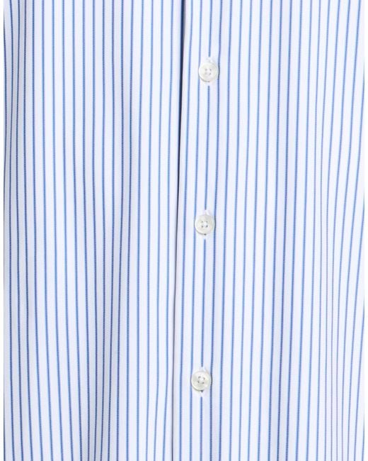Xacus Blue Shirt Polyamide, Elastane for men