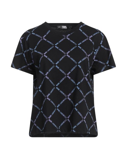 T-shirt di Karl Lagerfeld in Black
