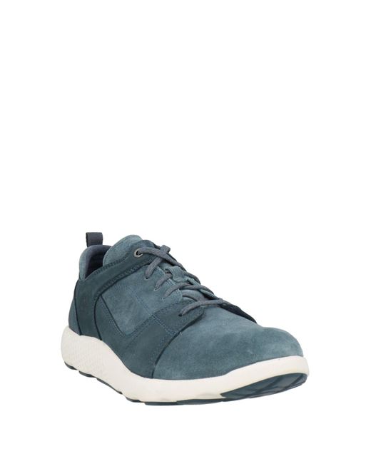 Timberland Blue Sneakers Leather for men