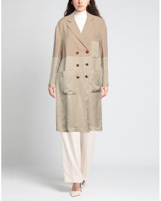 Alysi Natural Overcoat & Trench Coat