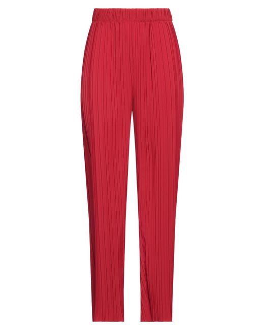 Alpha Studio Red Pants Polyester