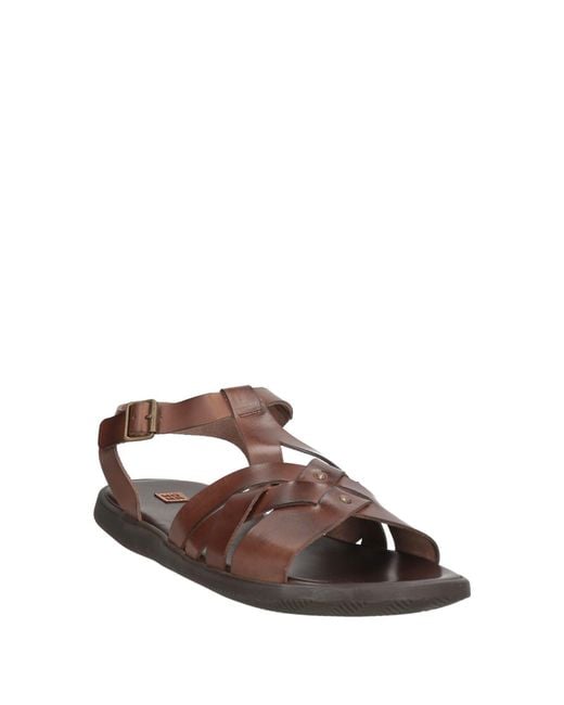 Moma Brown Sandals Calfskin for men
