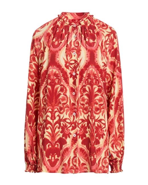 F.R.S For Restless Sleepers Red F.R. For Restless Sleepers Shirt Silk