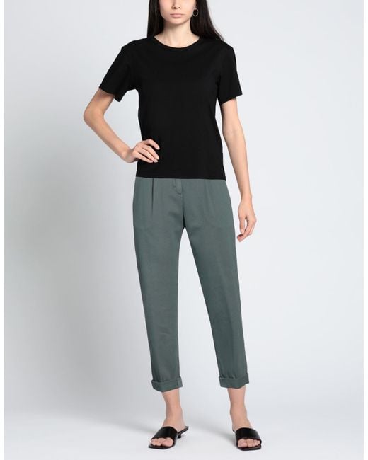Peserico Blue Pants Cotton, Elastane