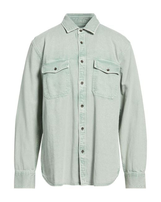 Rag & Bone Green Denim Shirts for men