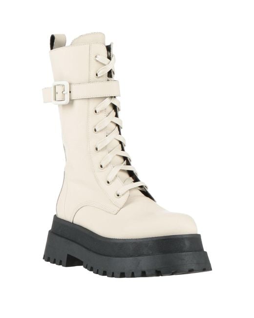 Stokton White Stiefelette