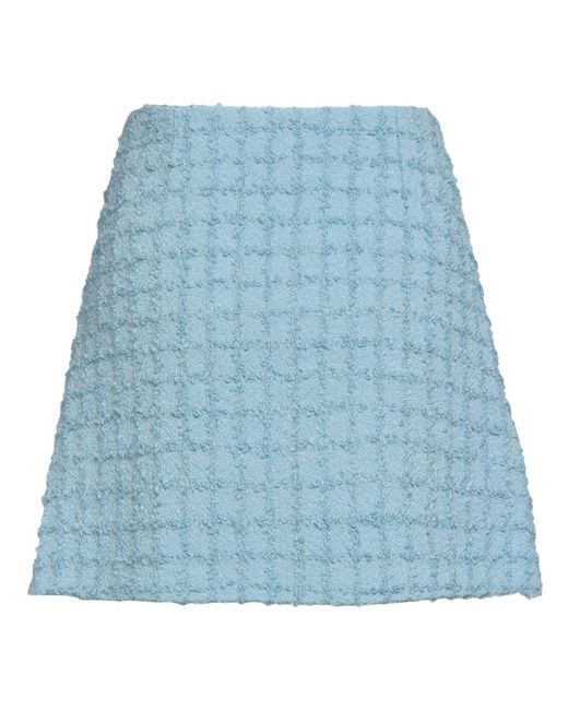Versace Blue Mini Skirt