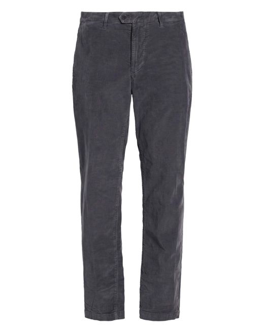 0/zero Construction Gray Pants Cotton, Elastane for men