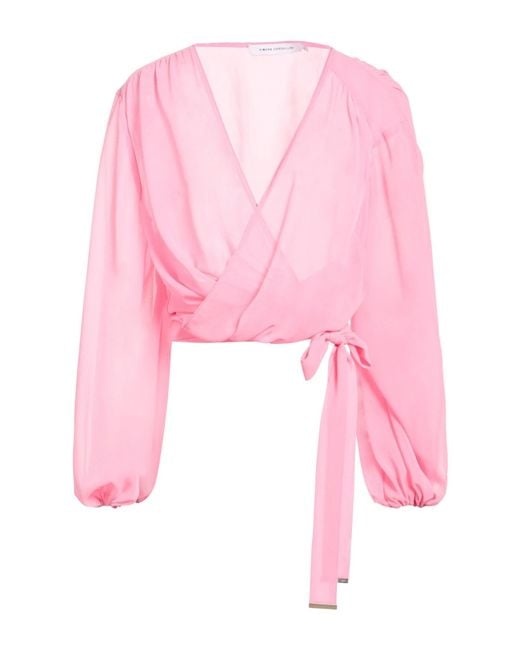SIMONA CORSELLINI Pink Top Polyester