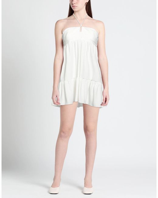 Amanda Uprichard White Short Dress