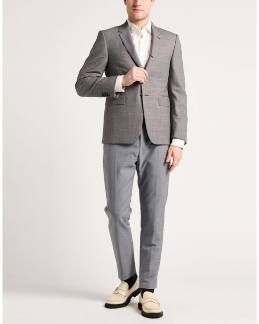 Thom Browne Gray Blazer Wool for men