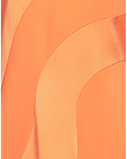 Paule Ka Orange Midi Dress