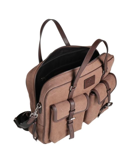 La Martina Brown Handbag