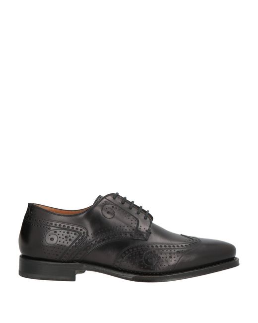 Dolce & Gabbana Black Lace-Up Shoes Leather for men