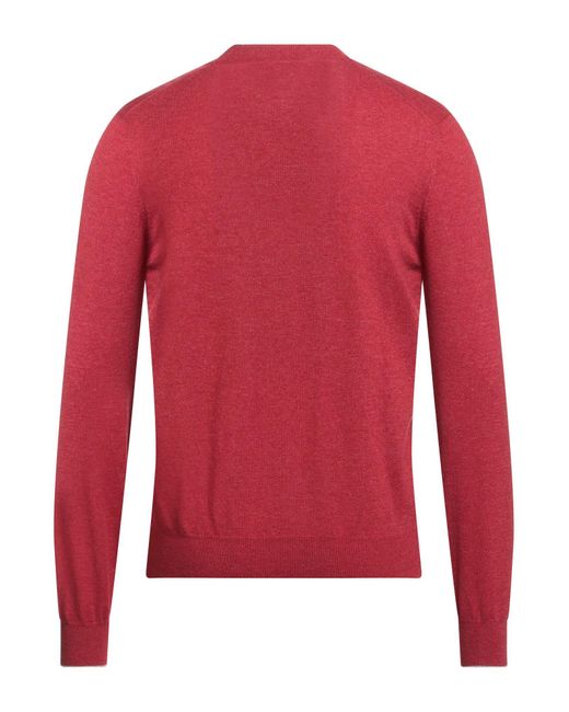 Pullover di Brunello Cucinelli in Red da Uomo
