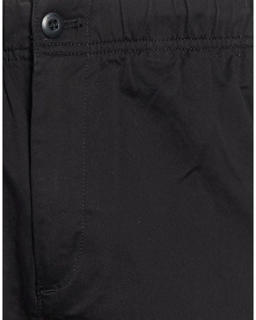 Calvin Klein Black Pants Cotton, Elastane for men