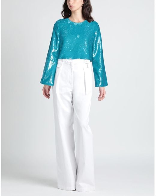 Ganni Blue Top