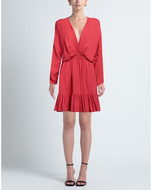 Dondup Red Mini Dress