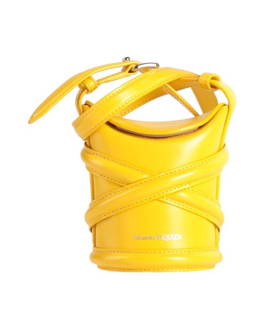 McQueen Yellow Cross-Body Bags