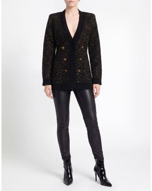 Nenette Black Cardigan Viscose, Polybutylene