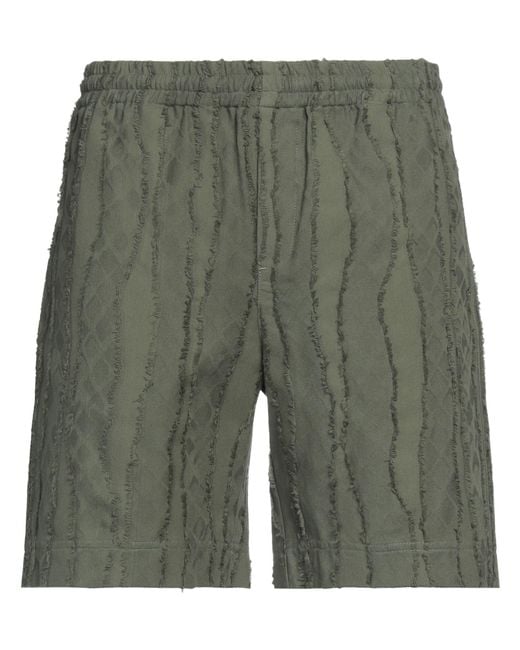 MSGM Green Shorts & Bermuda Shorts for men