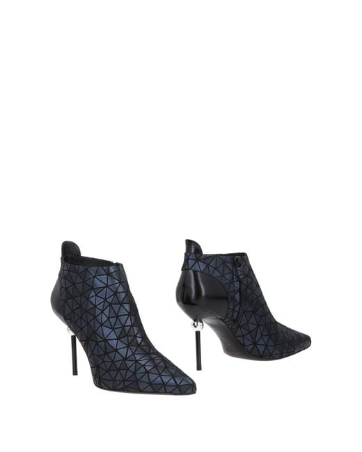 Roger Vivier Blue Midnight Ankle Boots Soft Leather