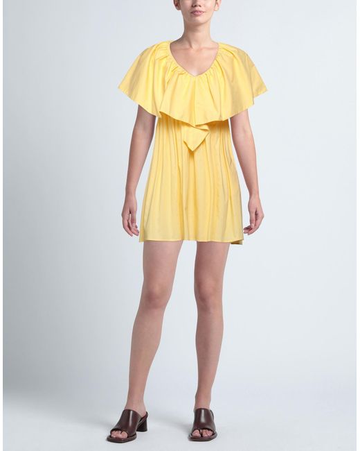 Jijil Yellow Mini Dress