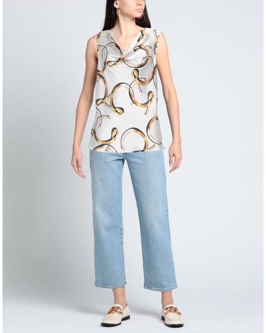 Camilla White Top Polyester